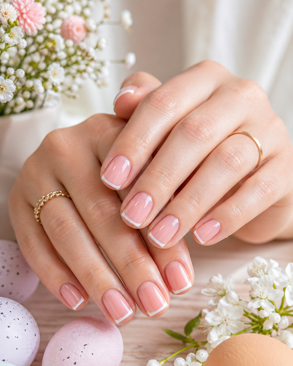 French Glow Nails: The Clean Greek Spring Manicure Everyone Can Wear