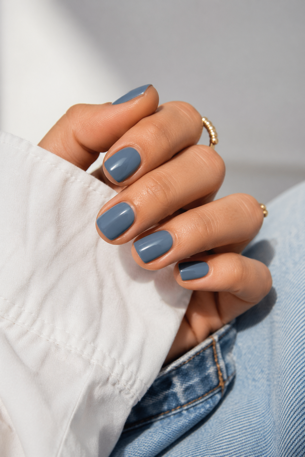 Blue Denim Nails: The Unexpected Spring 2025 Manicure Colour