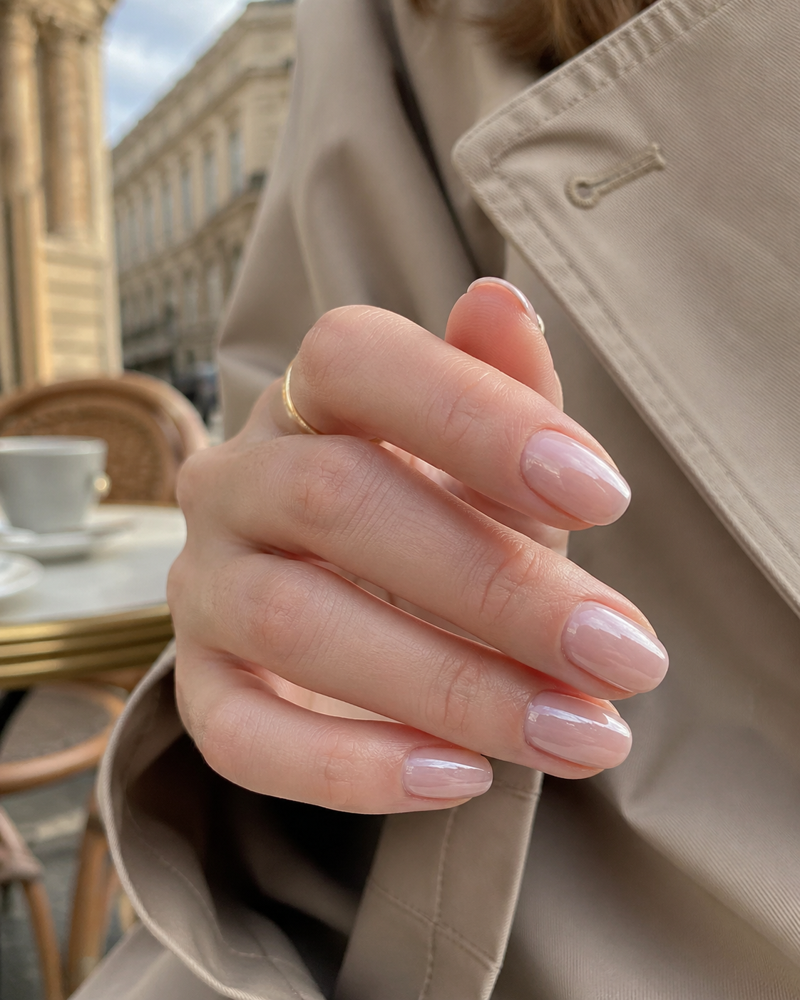 Glass Nails Are Europe’s Sleekest Spring Mani